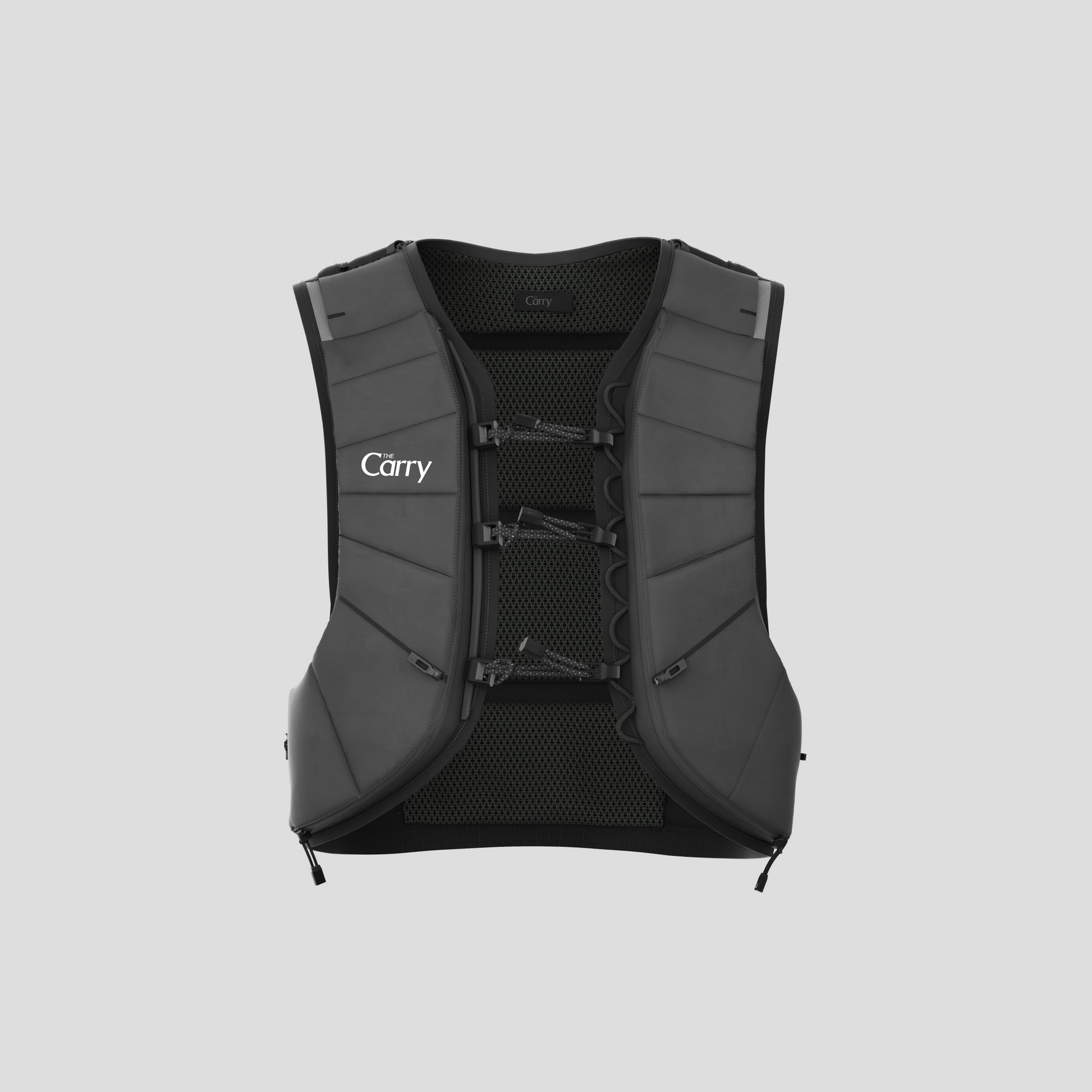 Stylish black weighted vest designed for women, featuring adjustable weight and breathable mesh construction for comfort.