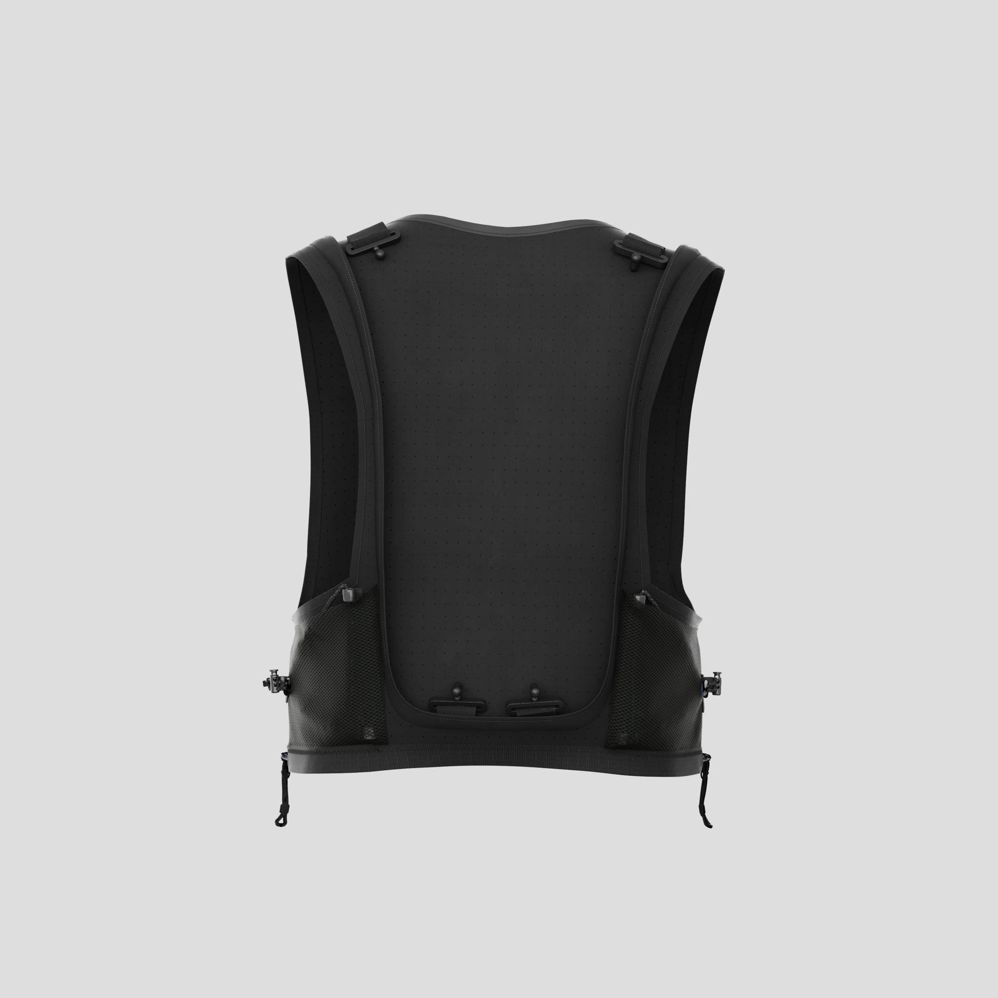 Back view of The Carry Vest Beta Bundle, a stylish adjustable weighted vest designed for comfort and performance.