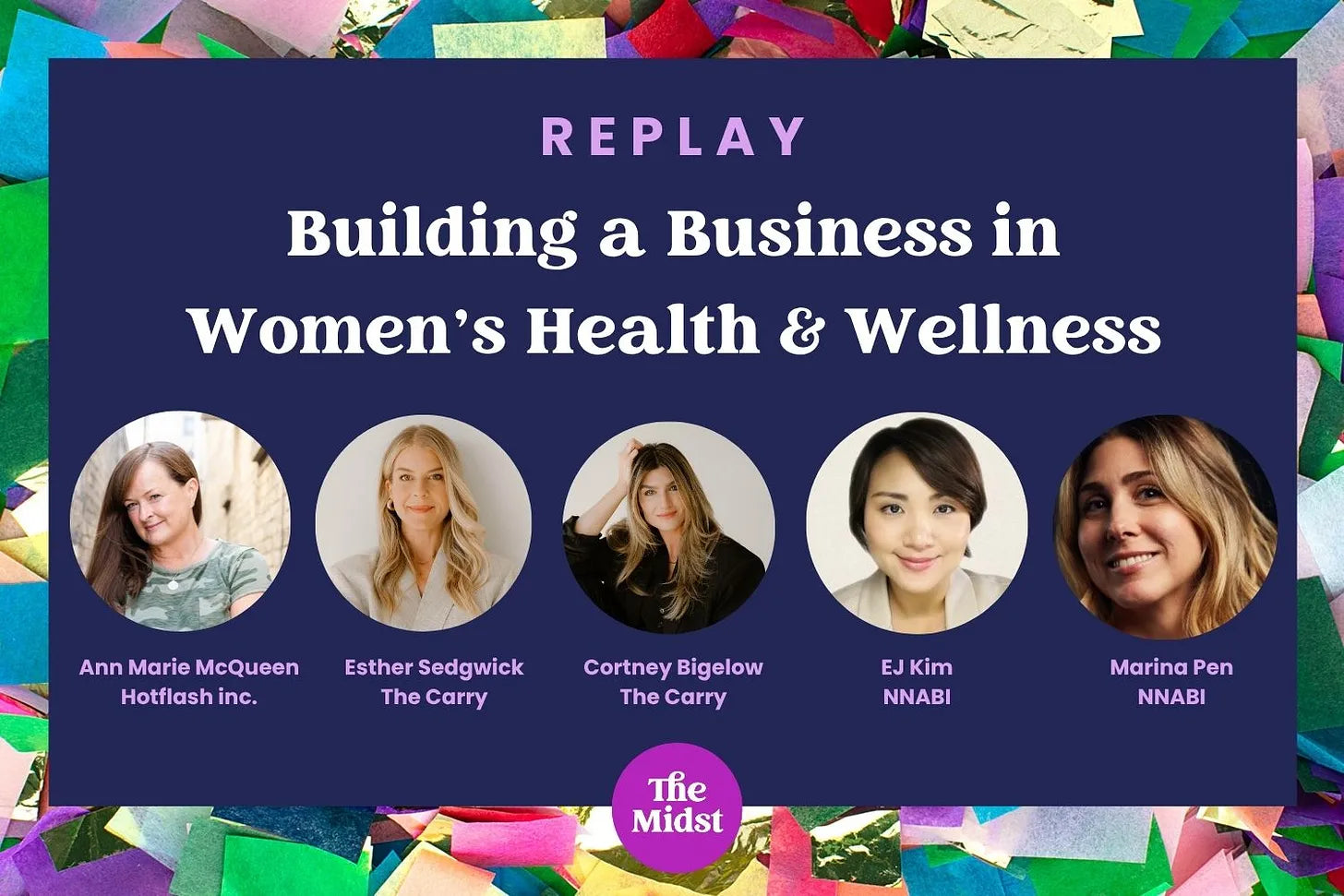 The Midst Webinar: Building a Women's Health & Wellness Business