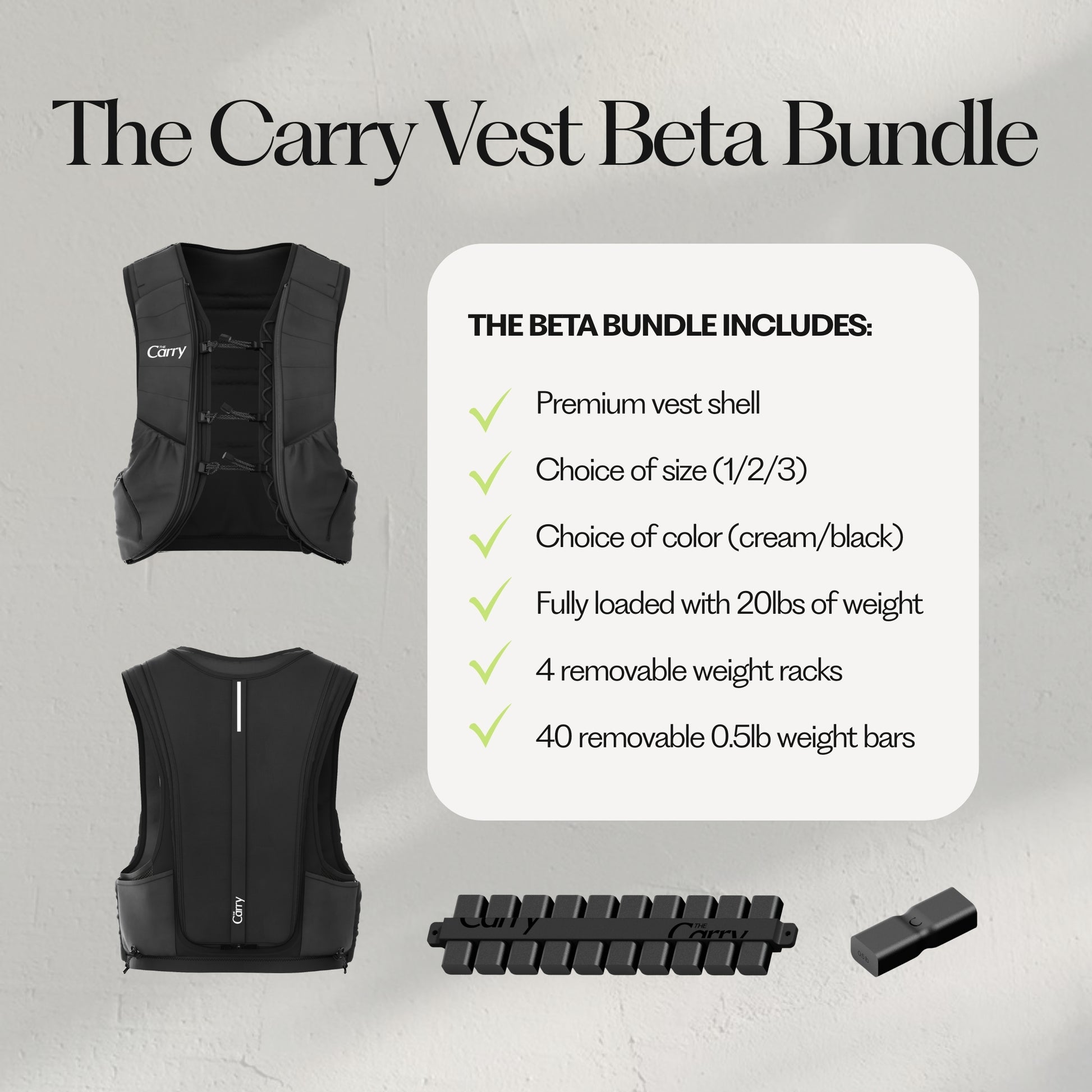 The Carry Vest Beta Bundle