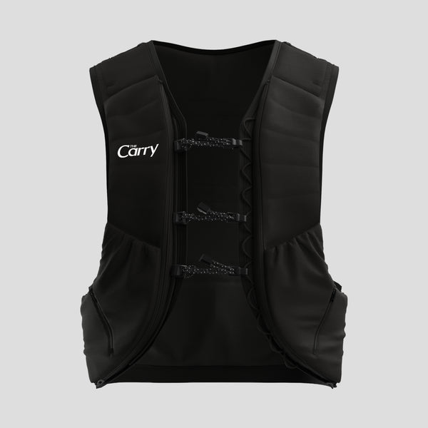 The Carry Vest shell in black render