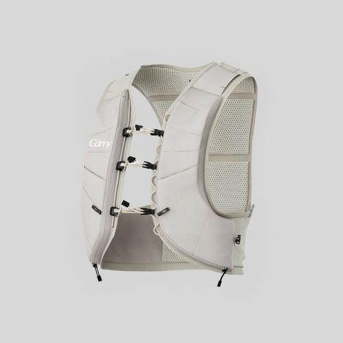 The Carry Vest in cream