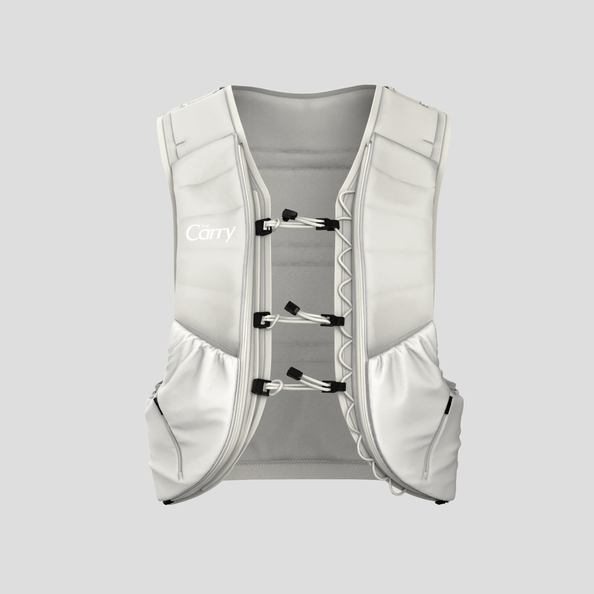 The Carry Weighted Vest-Cream Render-front